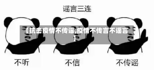 【抗击疫情不传谣,疫情不传言不谣言】-第2张图片