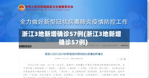 浙江3地新增确诊57例(浙江3地新增确诊57例)-第3张图片