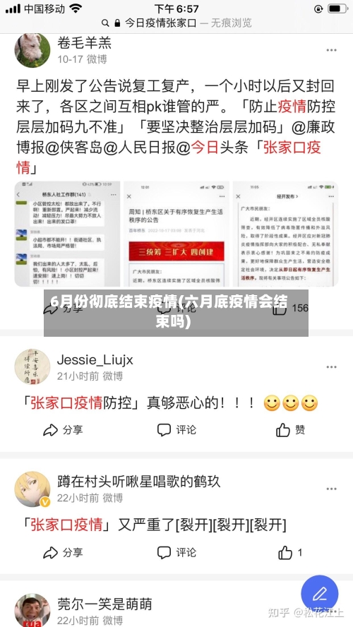 6月份彻底结束疫情(六月底疫情会结束吗)-第2张图片