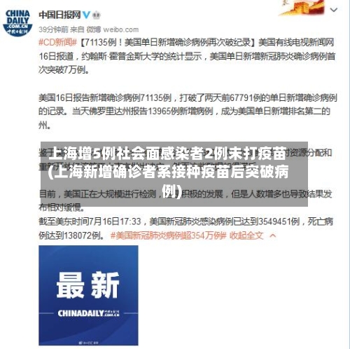 上海增5例社会面感染者2例未打疫苗(上海新增确诊者系接种疫苗后突破病例)