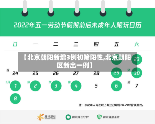 【北京朝阳新增3例初筛阳性,北京朝阳区新出一例】-第2张图片