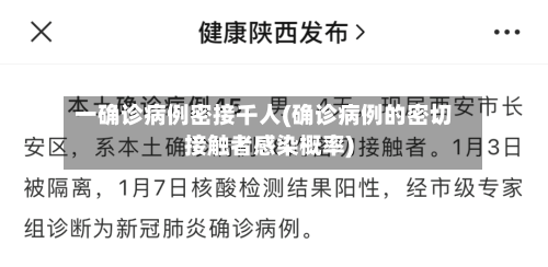 一确诊病例密接千人(确诊病例的密切接触者感染概率)-第2张图片