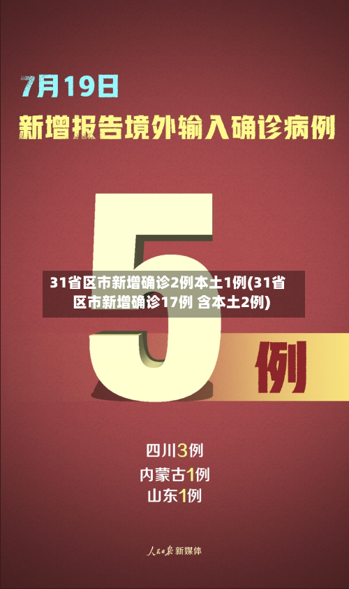 31省区市新增确诊2例本土1例(31省区市新增确诊17例 含本土2例)