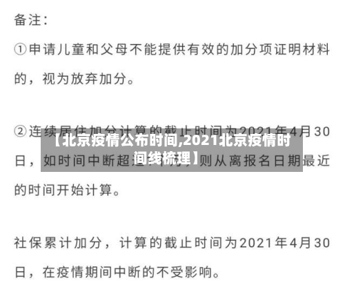 【北京疫情公布时间,2021北京疫情时间线梳理】-第2张图片