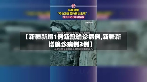 【新疆新增1例新冠确诊病例,新疆新增确诊病例3例】-第2张图片