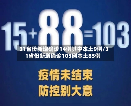 31省份新增确诊14例其中本土9例/31省份新增确诊103例本土85例-第2张图片