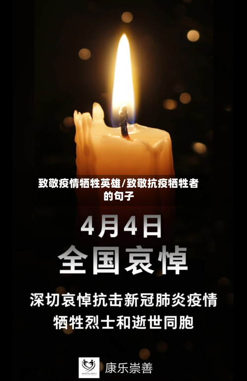 致敬疫情牺牲英雄/致敬抗疫牺牲者的句子