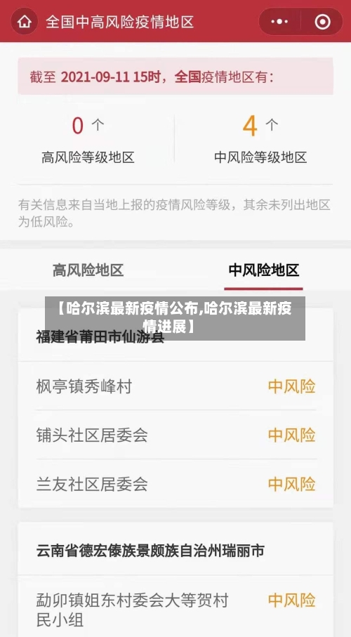 【哈尔滨最新疫情公布,哈尔滨最新疫情进展】-第3张图片