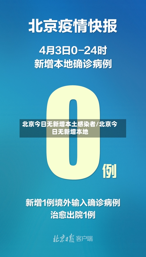 北京今日无新增本土感染者/北京今日无新增本地