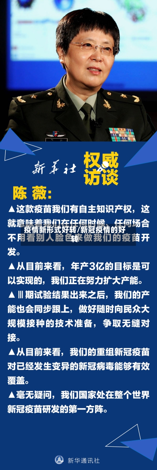 疫情新形式好转/新冠疫情的好转