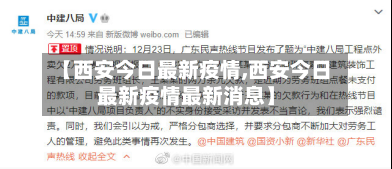 【西安今日最新疫情,西安今日最新疫情最新消息】