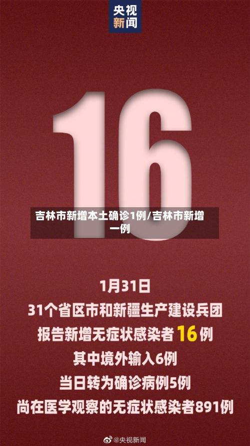 吉林市新增本土确诊1例/吉林市新增一例-第3张图片