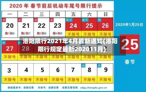 洛阳限行2021年4月最新通知(洛阳限行规定最新202011月)-第2张图片