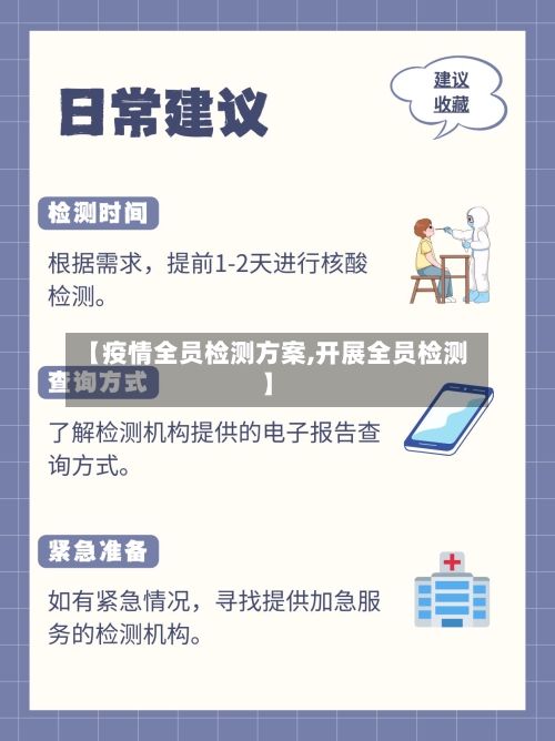 【疫情全员检测方案,开展全员检测】