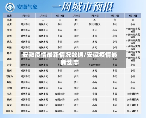 安徽疫情最新情况数据/安徽疫情最新动态-第3张图片
