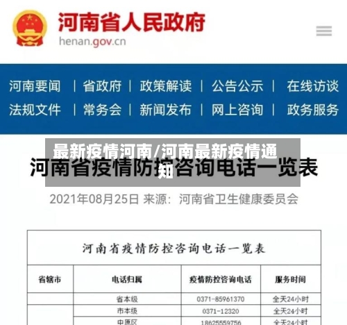 最新疫情河南/河南最新疫情通知