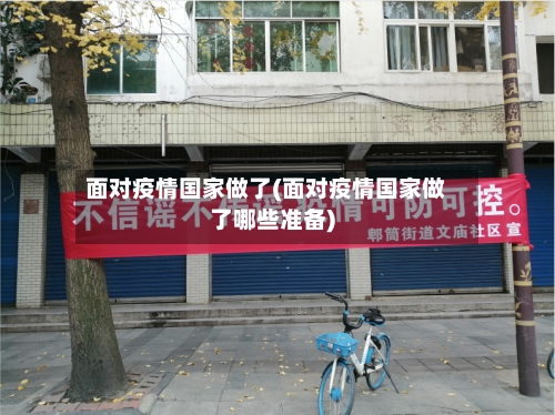 面对疫情国家做了(面对疫情国家做了哪些准备)