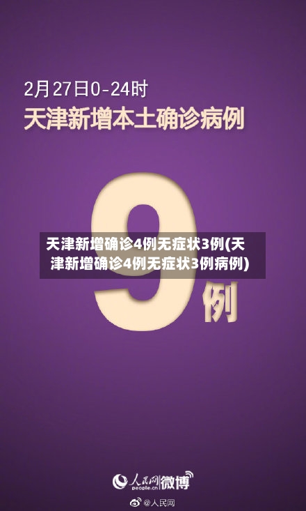 天津新增确诊4例无症状3例(天津新增确诊4例无症状3例病例)-第3张图片