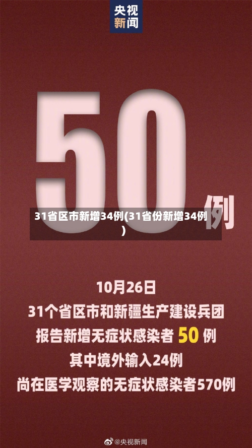 31省区市新增34例(31省份新增34例)