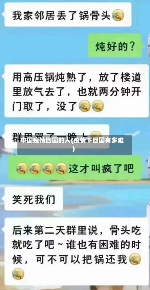 中国疫情回国的人(疫情下回国有多难)-第2张图片