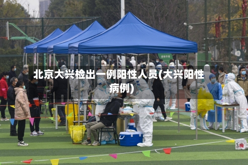 北京大兴检出一例阳性人员(大兴阳性病例)