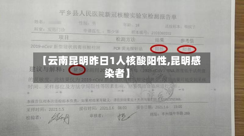 【云南昆明昨日1人核酸阳性,昆明感染者】-第2张图片