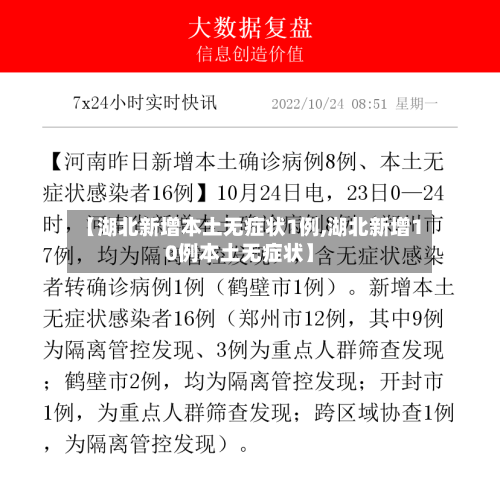 【湖北新增本土无症状1例,湖北新增10例本土无症状】-第2张图片