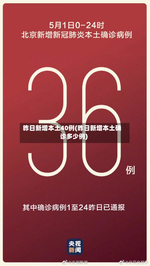 昨日新增本土40例(昨日新增本土确诊多少例)-第2张图片
