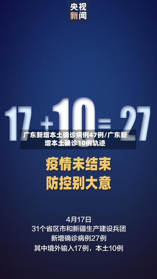 广东新增本土确诊病例47例/广东新增本土确诊10例轨迹-第2张图片