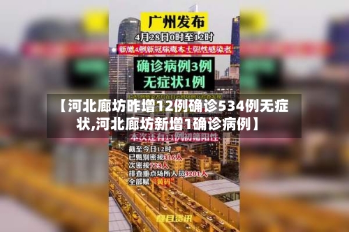 【河北廊坊昨增12例确诊534例无症状,河北廊坊新增1确诊病例】