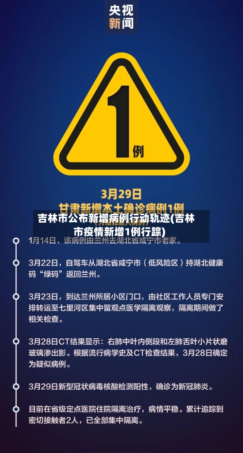 吉林市公布新增病例行动轨迹(吉林市疫情新增1例行踪)-第3张图片