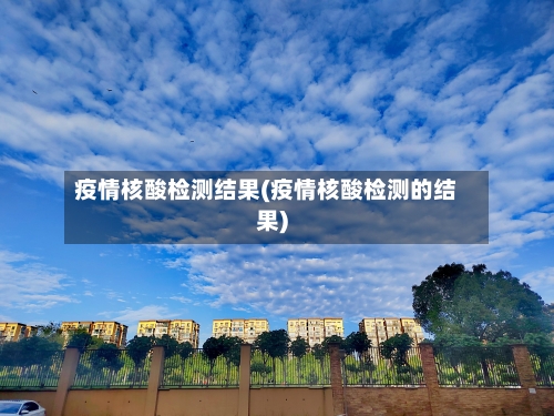 疫情核酸检测结果(疫情核酸检测的结果)-第3张图片