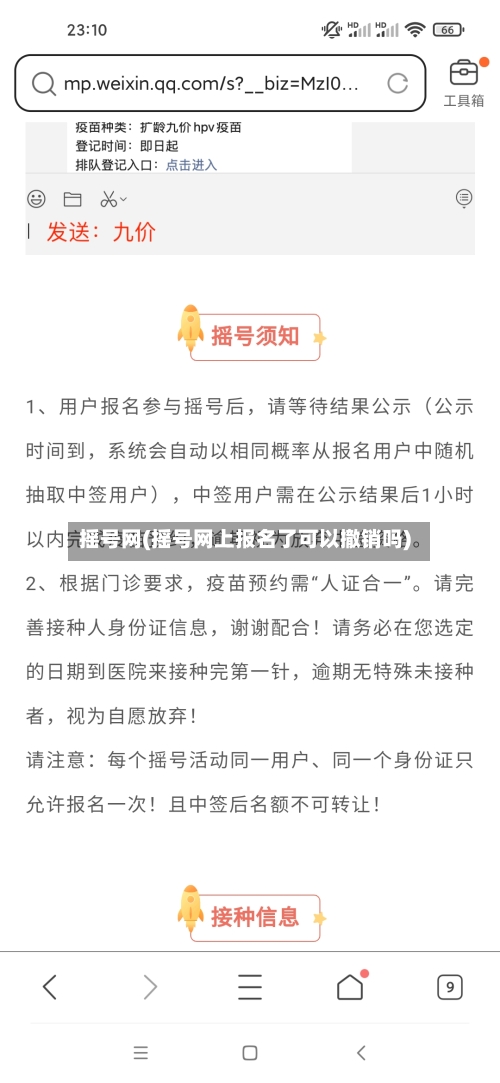 摇号网(摇号网上报名了可以撤销吗)