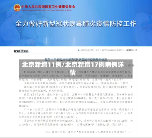 北京新增11例/北京新增17例病例详情-第3张图片